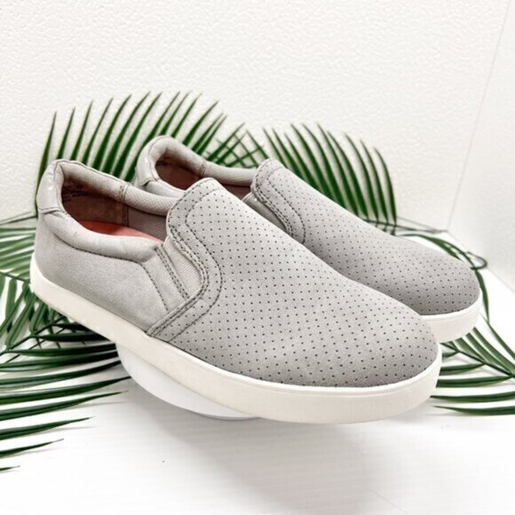 Dr. Scholl's Shoes - Dr. Scholl's Women's Madison Slip On Sneakers Size 10M Greycloud Perforated